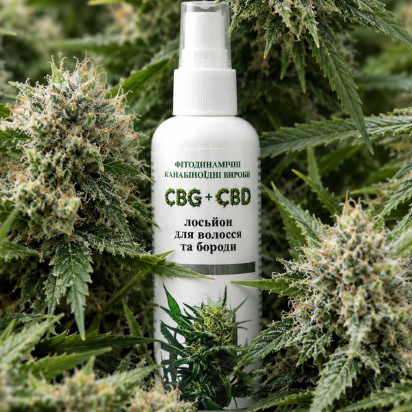 CBG+CBD лосьон для волос и бороды серии "ФИТОДИНАМИЧЕСКАЯ КАННАБИНОИДНАЯ КОСМЕТИКА"